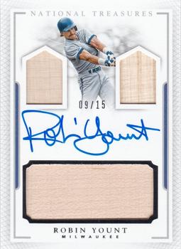 2016 Panini National Treasures - Player’s Collection Signatures #PCS-RY Robin Yount Front