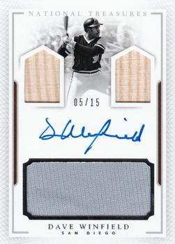 2016 Panini National Treasures - Player’s Collection Signatures #PCS-DW Dave Winfield Front
