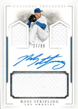 2016 Panini National Treasures - Player’s Collection Signatures #PCS-RO Ross Stripling Front