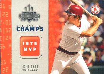 2003 Donruss Champions - Statistical Champs #SC-5 Fred Lynn Front