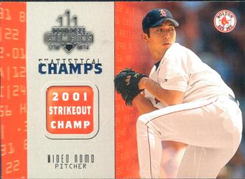 2003 Donruss Champions - Statistical Champs #SC-7 Hideo Nomo Front