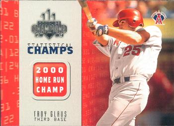 2003 Donruss Champions - Statistical Champs #SC-25 Troy Glaus Front