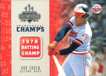 2003 Donruss Champions - Statistical Champs #SC-27 Rod Carew Front