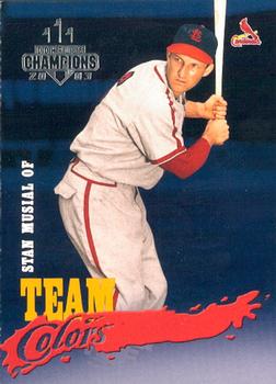 2003 Donruss Champions - Team Colors #TC-10 Stan Musial Front