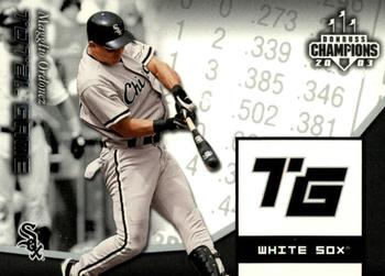 2003 Donruss Champions - Total Game #TG-3 Magglio Ordonez Front