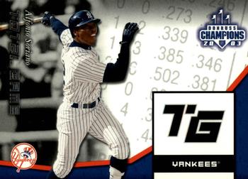 2003 Donruss Champions - Total Game #TG-10 Alfonso Soriano Front