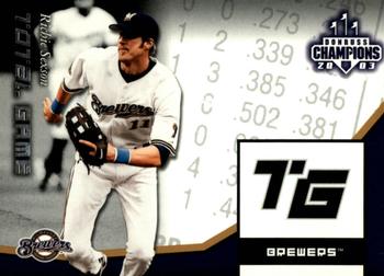2003 Donruss Champions - Total Game #TG-30 Richie Sexson Front