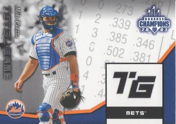2003 Donruss Champions - Total Game #TG-32 Mike Piazza Front