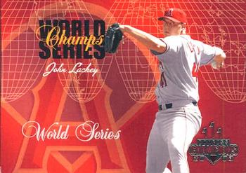 2003 Donruss Champions - World Series Champs #WSC-8 John Lackey Front