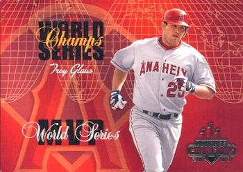 2003 Donruss Champions - World Series Champs #WSC-15 Troy Glaus Front
