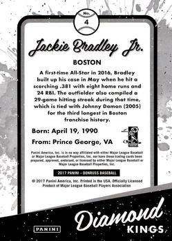2017 Donruss #4 Jackie Bradley Jr. Back
