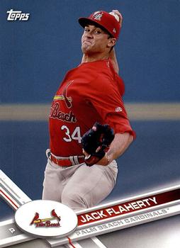 2017 Topps Pro Debut #21 Jack Flaherty Front