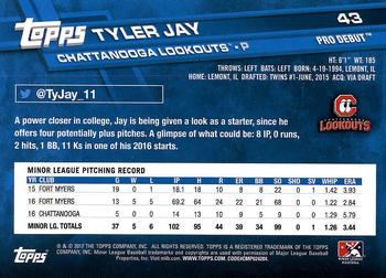2017 Topps Pro Debut #43 Tyler Jay Back