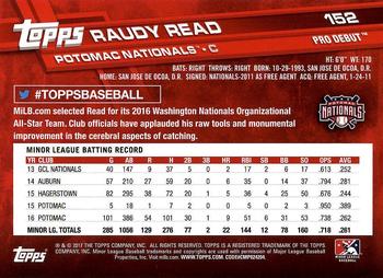 2017 Topps Pro Debut #152 Raudy Read Back