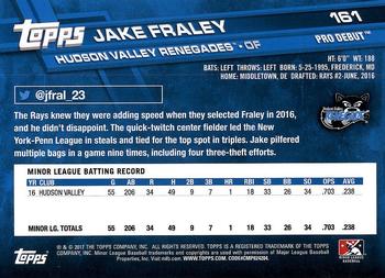 2017 Topps Pro Debut #161 Jake Fraley Back