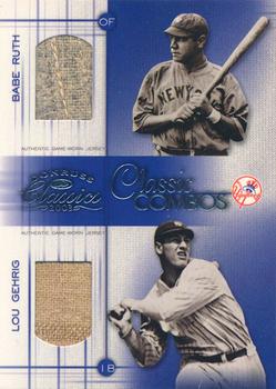 2003 Donruss Classics - Classic Combos #CC1 Babe Ruth / Lou Gehrig Front