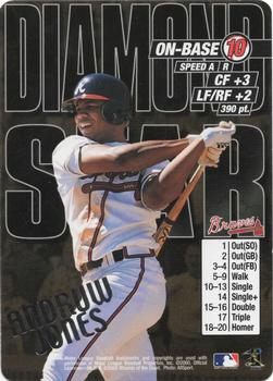 2000 MLB Showdown Unlimited - Diamond Star #NNO Andruw Jones Front