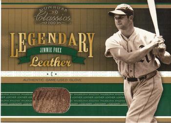 2003 Donruss Classics - Legendary Leather #LL2 Jimmie Foxx Front