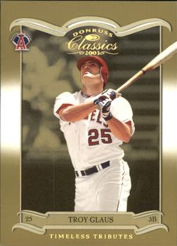 2003 Donruss Classics - Timeless Tributes #1 Troy Glaus Front