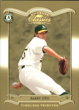 2003 Donruss Classics - Timeless Tributes #6 Barry Zito Front