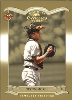 2003 Donruss Classics - Timeless Tributes #31 Geronimo Gil Front