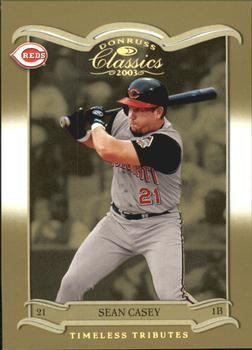 2003 Donruss Classics - Timeless Tributes #46 Sean Casey Front
