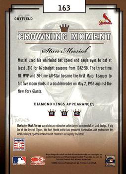 2003 Donruss Diamond Kings - Framed White (Bronze Foil) #163 Stan Musial Back