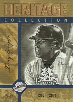 2003 Donruss Diamond Kings - Heritage Collection #HC-9 Tony Gwynn Front