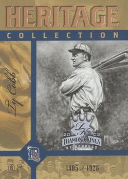 2003 Donruss Diamond Kings - Heritage Collection #HC-12 Ty Cobb Front