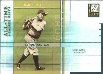 2003 Donruss Elite - All-Time Career Best #AT-1 Babe Ruth Front