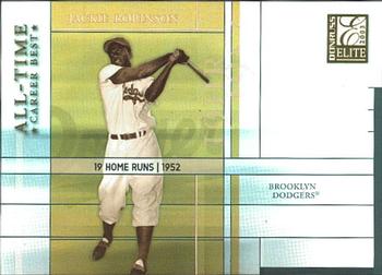 2003 Donruss Elite - All-Time Career Best #AT-3 Jackie Robinson Front