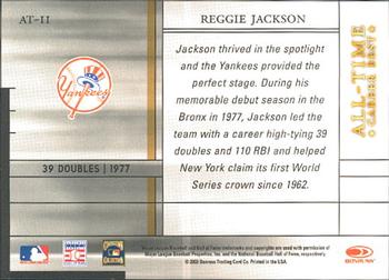 2003 Donruss Elite - All-Time Career Best #AT-11 Reggie Jackson Back