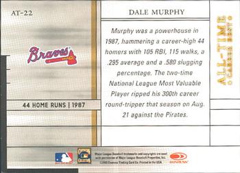 2003 Donruss Elite - All-Time Career Best #AT-22 Dale Murphy Back