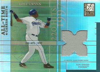2003 Donruss Elite - All-Time Career Best Materials #AT-24 Tony Gwynn Front