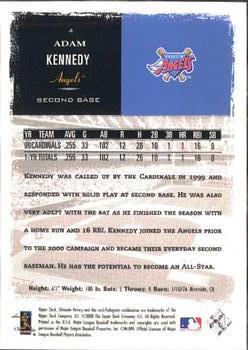 2000 Upper Deck Ultimate Victory #4 Adam Kennedy Back