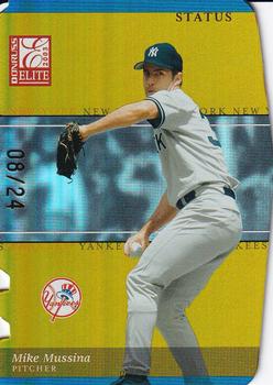 2003 Donruss Elite - Status Gold #51 Mike Mussina Front
