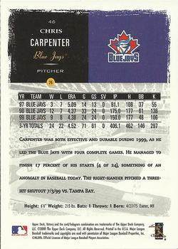 2000 Upper Deck Victory #46 Chris Carpenter Back