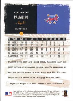 2000 Upper Deck Victory #5 Orlando Palmeiro Back