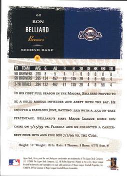 2000 Upper Deck Victory #62 Ron Belliard Back