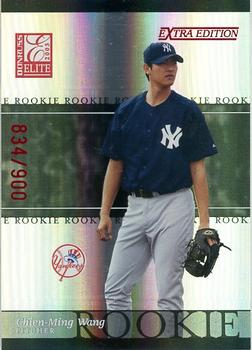 2003 Donruss/Leaf/Playoff (DLP) Rookies & Traded - 2003 Donruss Elite Extra Edition #3 Chien-Ming Wang Front