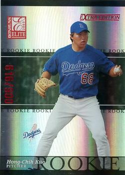 2003 Donruss/Leaf/Playoff (DLP) Rookies & Traded - 2003 Donruss Elite Extra Edition #4 Hong-Chih Kuo Front
