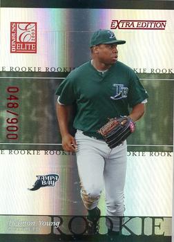 2003 Donruss/Leaf/Playoff (DLP) Rookies & Traded - 2003 Donruss Elite Extra Edition #58 Delmon Young Front