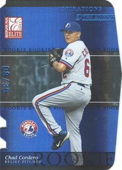 2003 Donruss/Leaf/Playoff (DLP) Rookies & Traded - 2003 Donruss Elite Extra Edition Aspirations #57 Chad Cordero Front
