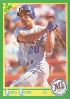 1990 Score #161 Henry Cotto Front
