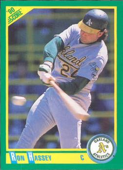 1990 Score #168 Ron Hassey Front
