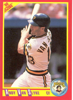 1990 Score #440 Andy Van Slyke Front