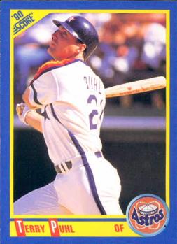 1990 Score #473 Terry Puhl Front