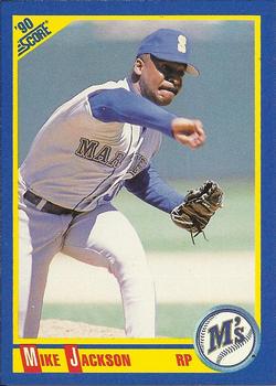 1990 Score #546 Mike Jackson Front