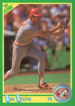 1990 Score #59 Ron Oester Front
