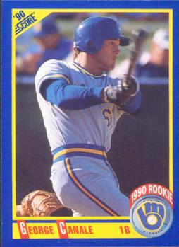 1990 Score #656 George Canale Front